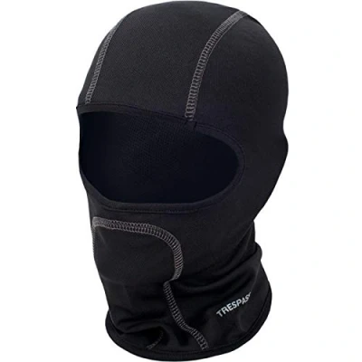 Image of Trespass Unisex Moulder Balaclava, Black, One Size UK