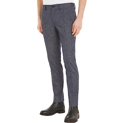 Image of Tommy Hilfiger Men&#039;s Trousers Bleecker Chino, Blue (Desert Sky), 34W / 32L