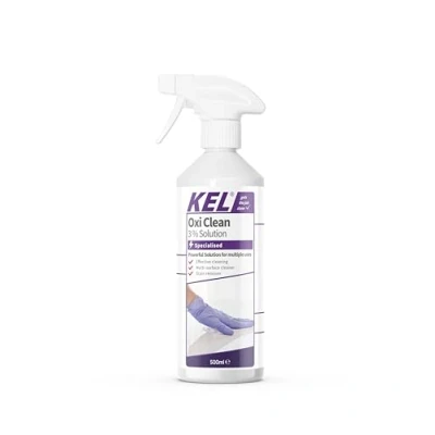 Image of KEL Oxi Clean Hydrogen Peroxide 3%, 10 Vols Organic, Laundry Stain Remover 500ml
