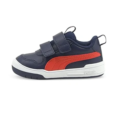Image of PUMA Unisex Baby MULTIFLEX SL V INF Sneaker, Peacoat Grenadine, 4.5 UK Child
