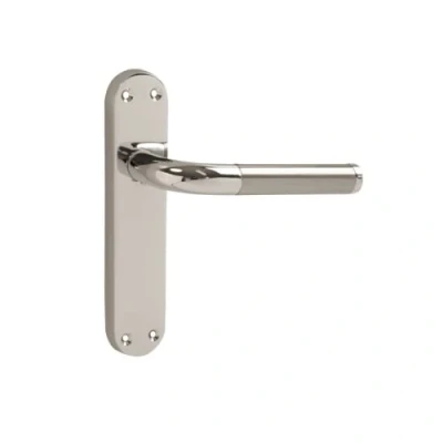 Image of VIBE Dual Lever Latch on Chrome/Satin Chrome Door Handle for Internal Doors