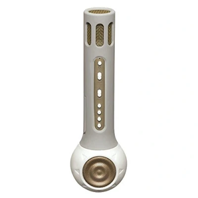 Image of Denver KMS 10 Wireless Bluetooth Karaoke Microphone White Connect to PC/Tablet/iPhone/iPad/Android phone