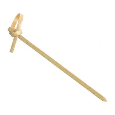 Image of Fiesta GL001 Bamboo Looped Skewer, 90 mm (pack of 100)