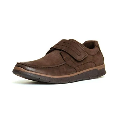 Image of Hush Puppies Men&#039;s Jasper Sneaker, Brown, 14 UK