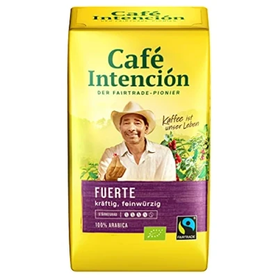 Image of Café Intención Ecológico Espresso Beans Strong Coffee Organic Fairtrade 500G