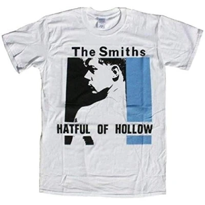 Image of Smiths Hatful of Hollow Men T Shirt Printed Tee Top Camiseta Short Sleeve White XL