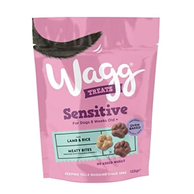 Image of Wagg Sensitive Treats with Lamb and Rice 125gm, Deal of 4