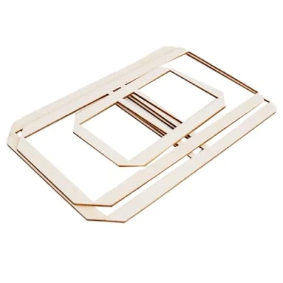 Image of Yooghuge Bookbinding Binding Tool Easy Scrapbooking L Shaped Ruler T Spacing Guide Corner Cutting Square Set