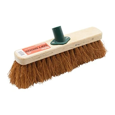 Image of ProDec 12 Inch Natural Coco Fibre Soft Sweeping Broom Head for Indoor and Outdoor