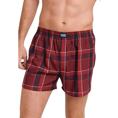 Image of Jockey Just Squared Woven Boxer in Biking Red, Size Large