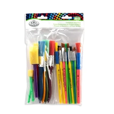 Image of Royal and Langnickel RART 18 Craft Brush Value Pack (Pack of 25)