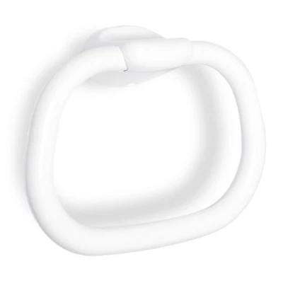 Image of Tatay Olympia Towel Ring, Polypropylene, White, One Size