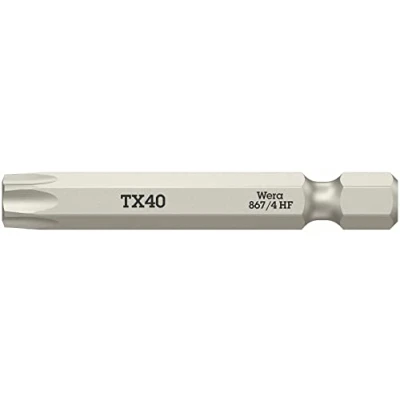 Image of Wera 05060511001 Bit with Holding Function, 867/4 TORX® HF, TX 40 x 50 mm