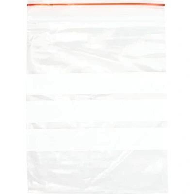 Image of Avon 4&quot;X5.1/2&quot; Write on Grip Seal Bags, Pk 1000