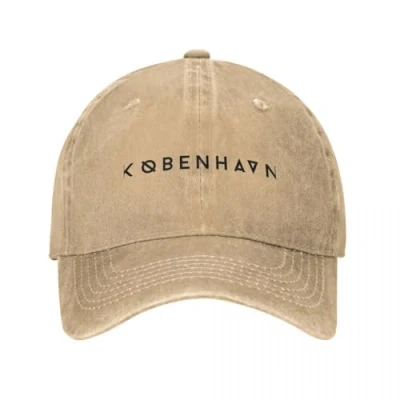 Image of WVVCXCC Baseball Cap Unisex and Fashionable Kobenhavn Copenhagen Denmark Cowboy hat Beach Man caps Sun Vintage for Women Men&#039;s Sports Outdoor Gifts