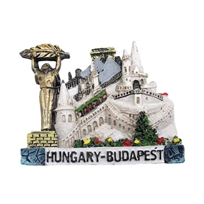 Image of 3D Budapest Hungary Refrigerator Magnet Tourist Souvenirs Stickers,Home &amp; Kitchen Decoration Fridge From China