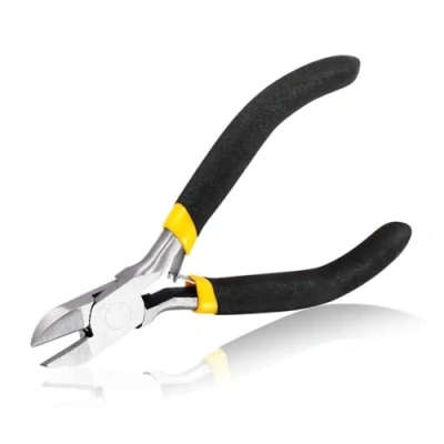 Image of SPEEDWOX Diagonal Pliers Side Cutter 4 Inches Mini Fine Wire Cutting Plier Nippers with Springs Precision Micro Cutters for Jewelry Making Crafts