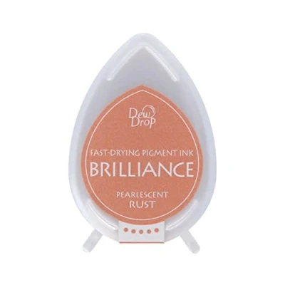 Image of Tsukineko Brilliance Dew Drop Ink Pads Pearl Rust
