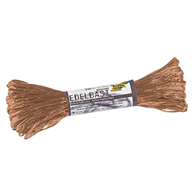 Image of Folia Synthetic Raffia 30 m String Rope Brown