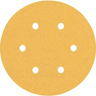 Image of Bosch Professional 5x Expert C470 Sandpaper (for Hardwood, Paint on wood, Ø 150 mm, Grit 100, Accessories Random Orbital Sander)