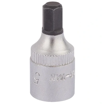 Image of Elora Hexagon Screwdriver Socket, 1/4&quot; Sq. Dr., 5mm