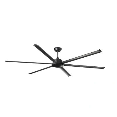 Image of Rotterdam XXL 6 Blade Ceiling Fan Matt Black