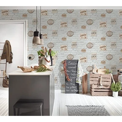 Image of The Wall Cover Wallpaper Bistro 38588 1