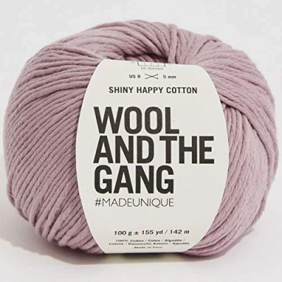 Image of Wool and the Gang Shiny Happy Cotton 152 Mellow Mauve