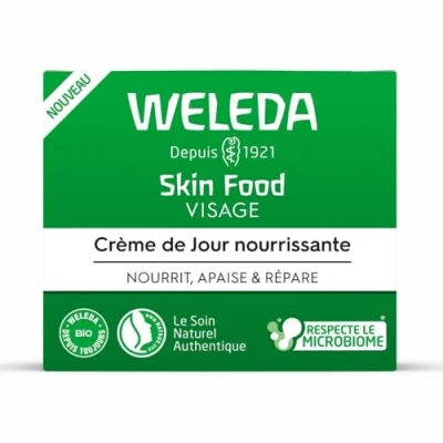 Image of Weleda Skin Food Face Day Cream, Moisturiser For Dry Skin, Moisturising Cream Men &amp; Women, 100% Certified Natural, Organic, Dermatologically Tested, 40ml