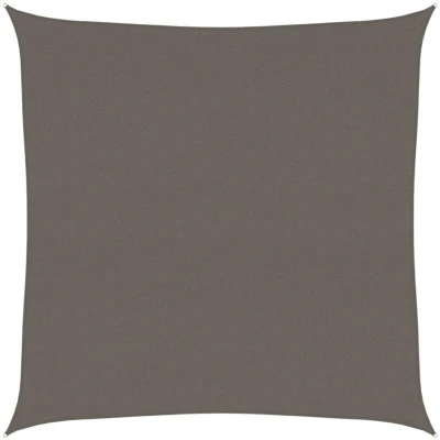 Image of vidaXL Sunshade Sail 160 g/m² Anthracite 4x4 m HDPE