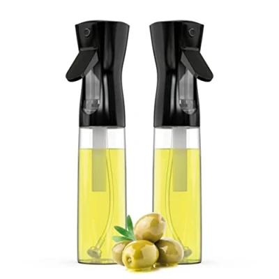 Image of Oil Sprayer. Olive Spray Bottle for Cooking Air Fryer. 2 Units Dispenser Kithcen Vinegar Salad Gadget