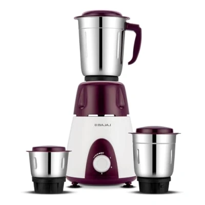 Image of Bajaj Rex 500W Mixer Grinder with 3 Jars (Indian Plug)