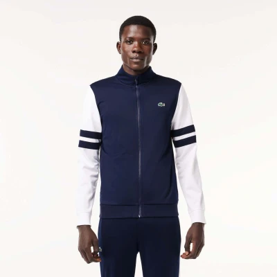Image of Lacoste Sport Training jacket, Men&#039;s, Size: Medium, Navy blue/white