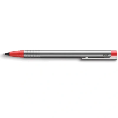 Image of LAMY logo matt red timeless Mechanical Pencil with high functionality &amp; case made of robust stainless steel including M 40 fine line refill 0.7 mm