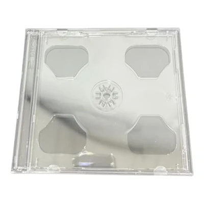 Image of 10 x Dragon Trading Clear Double CD DVD Blu Ray Disc Cases, Jewel Cases Protect Your Discs Holds 2 of Any Format Discs. Ideal Replacement for Broken Music Cases. [Pack 10]