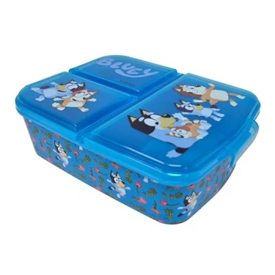 Image of Theonoi Children&#039;s Lunch Box/Sandwich Box Various Designs Available Made of Plastic BPA Free (Bluey)