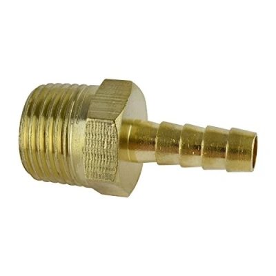 Image of 3/8&quot; BSP Thread Hose Tail for 1/4&quot; Pipe/Hose Connector Air Fitting FT051