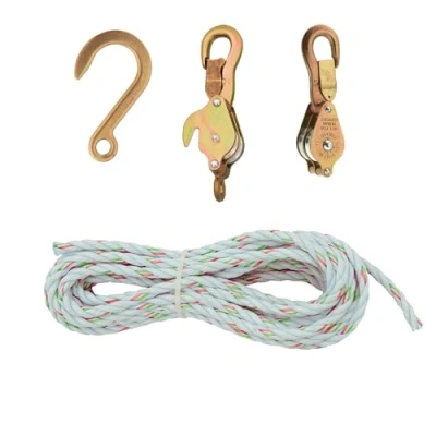 Image of Klein Tools 1802 30 Block and Tackle with Anchor Hook Cat. No. 258