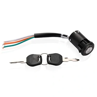 Image of GOOFIT Key Ignition Switch 3 wires Replacement For Motorcycles Dirtbike ATV Quad Go Kart
