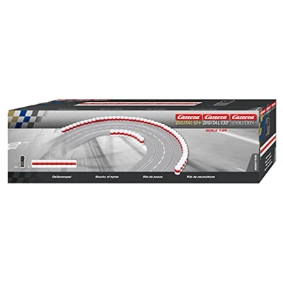 Image of Carrera 20021130 Tire Wall (6X 9Lx3H Stacks + Fittings) Slot Car Racing Accessory, Multicolor, M