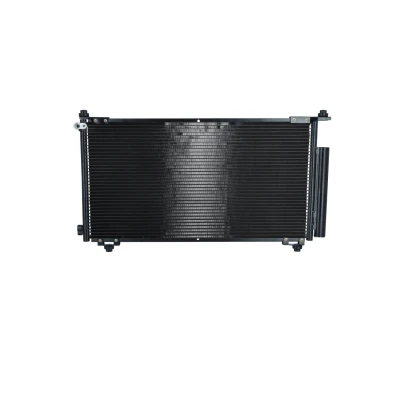 Image of 80101SCAA01, 80110S9A003, 80110S9A013, 80110SPAW01 Condenser NRF EASY FIT 35561 with dryer, seal ring 15,5mm 10,1mm Aluminium 670mm