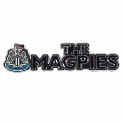 Image of Official compatiable with Newcastle United Crest and &#039;The Magpies&#039; Metal Pin Badge