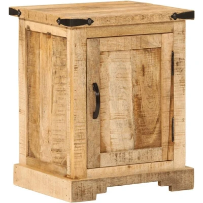 Image of vidaXL Bedside Cabinet 40x35x50 cm Solid Wood Mango