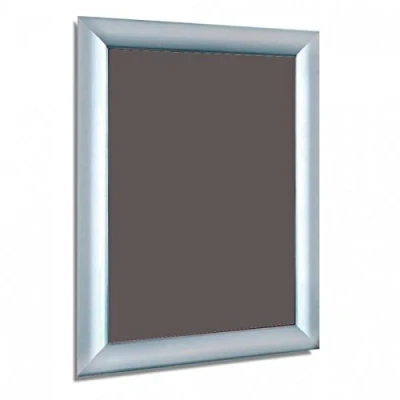 Image of Aluminium Silver A4 A3 A2 A1 A0 Mitred Snap Frames Wall Posters Holder Click Frame Picture Clip Display Retail Notice Boards (A0 Landscape)