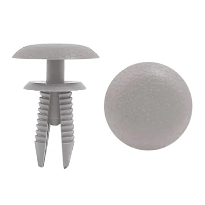 Image of sourcingmap 50pcs Gray Car Bumper Door Trim Fender 8mm Hole Push Rivet Fastener