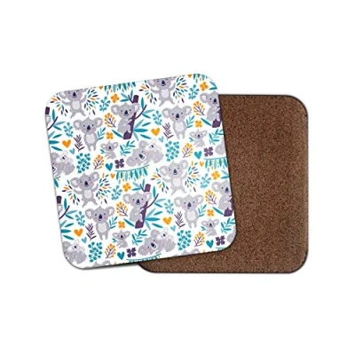 Image of 1 x Cartoon Koala Bears Coaster Australia Wild Animal Outback Kids Fun #12365