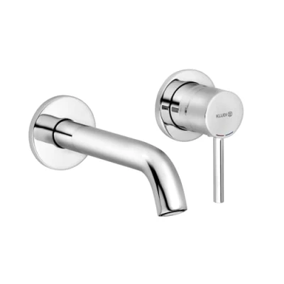 Image of Bathroom Sink tap with a Fixed spout from Kludi Bozz Chrome 382440576