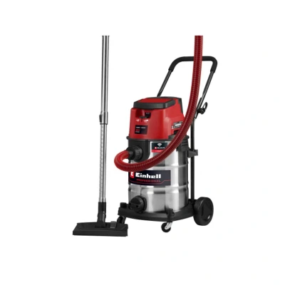 Image of Einhell TP VC 36/30 S Auto Solo 2347143, Battery Operated Wet and Dry Vacuum Cleaner, red, Black
