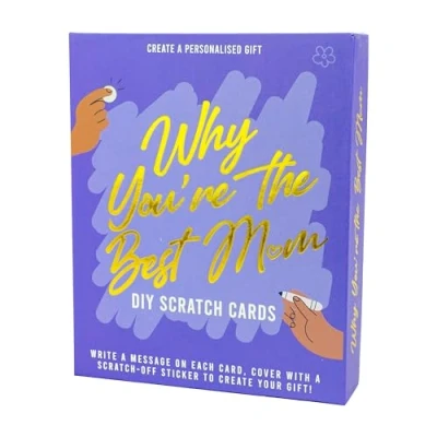 Image of Reasons You&#039;re the Best Mum DIY Scratch Cards Personalised Gift for Heartfelt Message Reveal