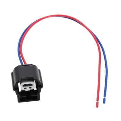 Image of OTOTEC 2 Pin Alternator Repair Plug Harness Connector Wire PL17 WL2 with 15cm Lead Compatible Bosch